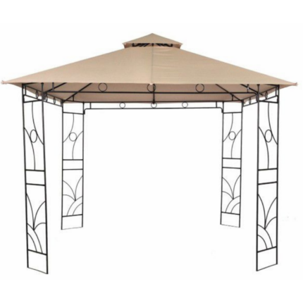 Metalna gazebo tenda Panama sa duplim krovom 3 x 3m