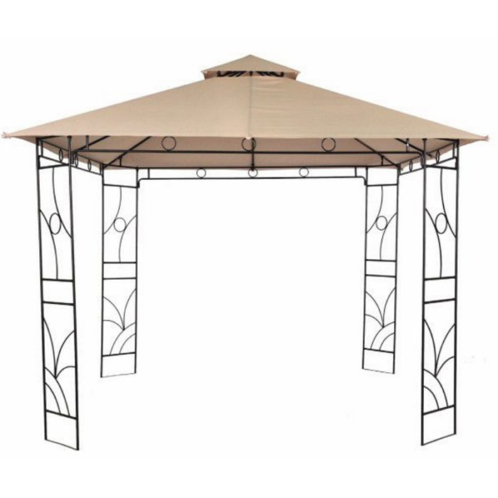 Metalna gazebo tenda Panama sa duplim krovom 3 x 3m