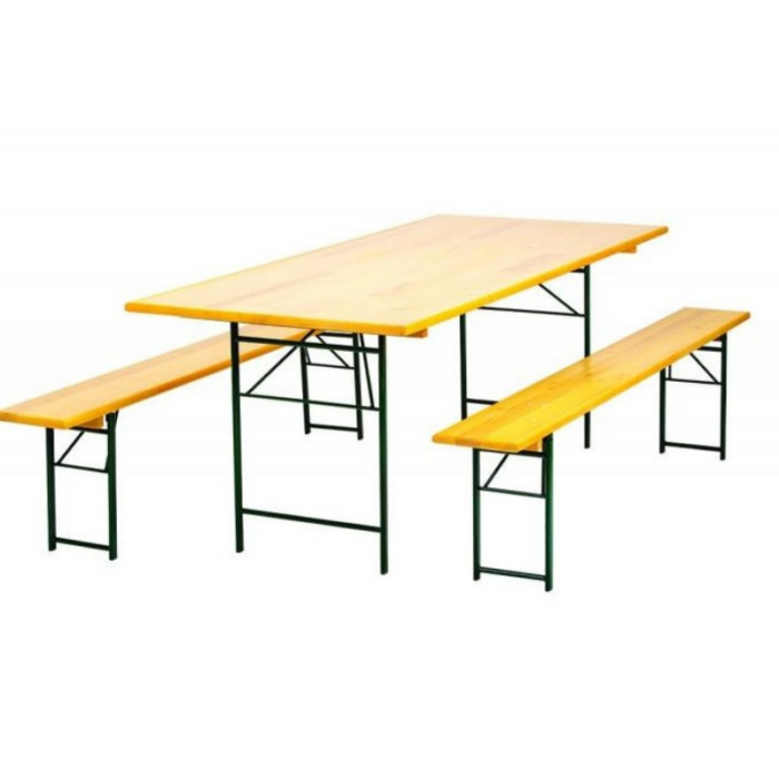 Baštenski set STOUT sto i 2 klupe – 220 x 90 cm