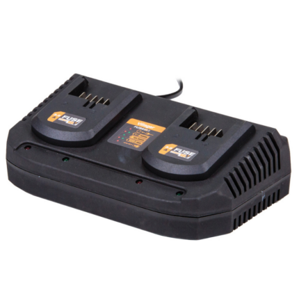 VILLAGER FUSE Brzi punjac za 2 baterije 18V 2x3.5A