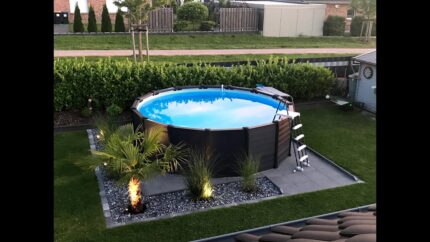 INTEX Graphite Gray Panel Bazen 4,78 x 1,24 m